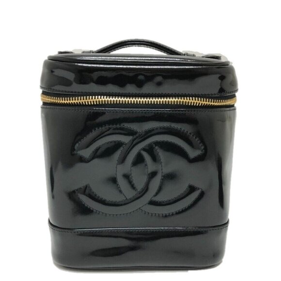 CHANEL CCCC Mark Cosmetics Pouch Vertical vanity bag Hand Bag - Picture 1 of 14